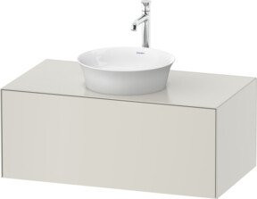 Duravit Waschtischunterschrank ohne Aufsatz White Tulip, Farbe: Nordweiß matt, B/T/H: 100 x 40,8 x 55 cm - Bild 1