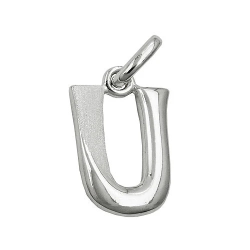 Colfem Anhänger Buchstabe U, 925 Silber, Unisex - Bild 1