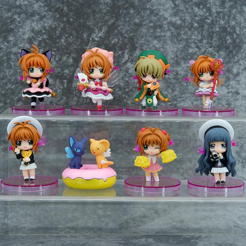 Fashnics Card Captor Sakura Actionfigur Vinyl 8-teiliges Set - Bild 2