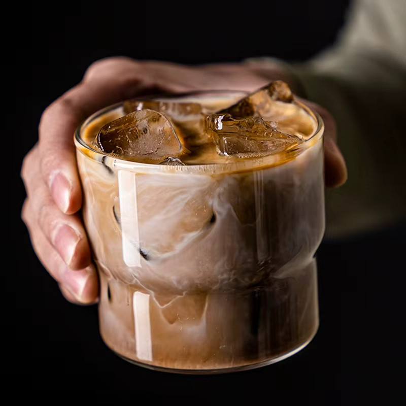 Kreative Glas-Trinktasse für Kaffee, Smoothie oder Whisky, transparent - Bild 4