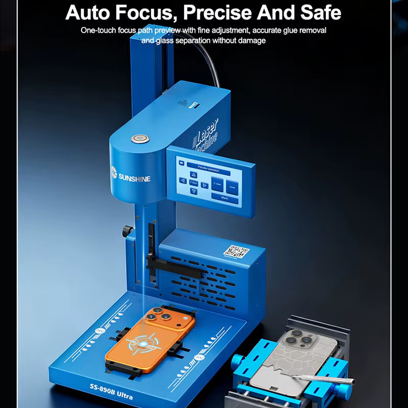 SUNSHINE SS-890B Ultra faltbarer intelligenter 10-W-Hochleistungslaser in Blau, kompatibel mit IPX-17PM und weiteren Modellen - Bild 6