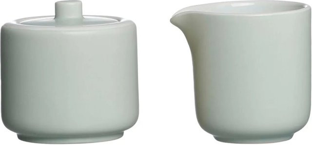 Ritzenhoff & Breker Jasper Milch- und Zuckerset 2-teilig in Green aus Steinzeug und Porzellan - Bild 1