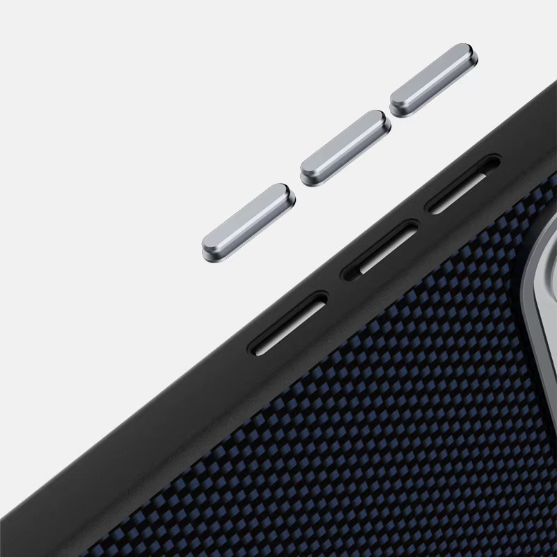 Stoßfeste Business Carbon Fiber Textur Hard Case für Xiaomi Poco F8 und F7 Ultra Pro mit magnetischer kabelloser Aufladung - Bild 4