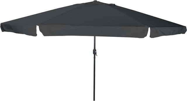 vidaXL Gartenparasol aus Polyester und Stahl in Anthrazit und Schwarz, B/T/H: 395 x 395 x 245 cm - Bild 1