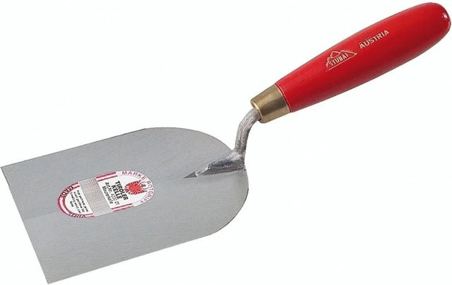 Stubai Gipsspachtel gekröpft mit Holzheft, Breite: 8 cm - Bild 1