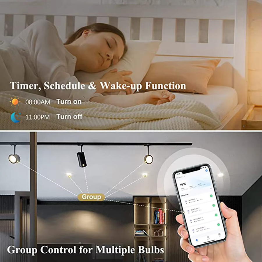 Ewelink GU10 Zigbee WLAN Smart LED-Glühbirne RGBW Multicolor mit Dimmer, kompatibel mit Alexa und Google Assistant - Bild 4