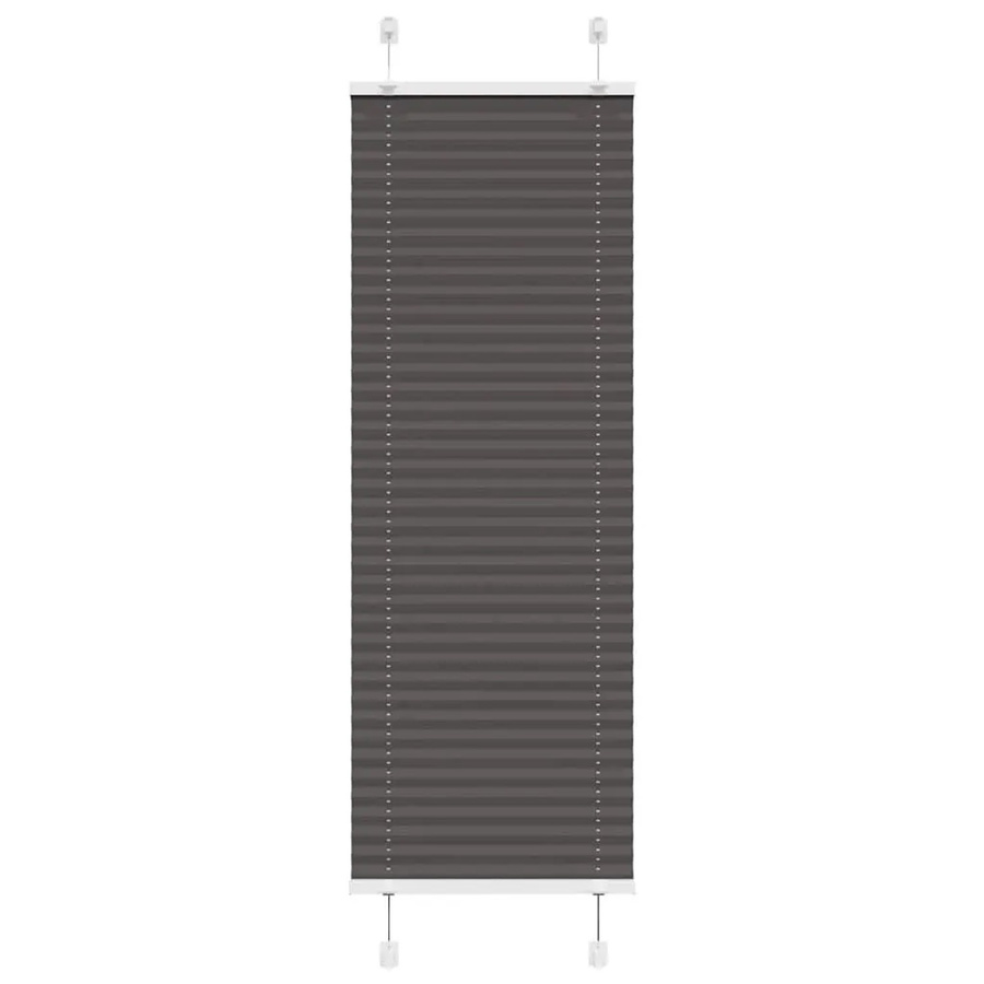 vidaXL Plissee Schwarz aus Polyester, semi-transparent, B: 40 cm, H: 150 cm - Bild 2