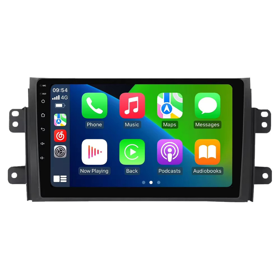 MEKEDE Android 14 Auto Smart System Autoradio mit Carplay für Suzuki SX4 2006 - 2014 und Fiat Sedici 189 2005-2014 in Schwarz - Bild 7