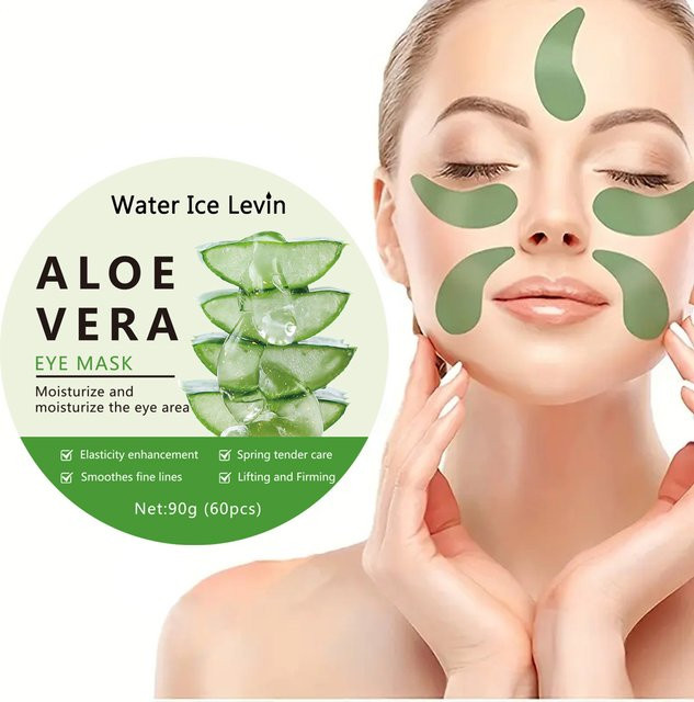 Water Ice Levin Augenmaske mit Aloe Vera, Kollagen, Glycerin, 60 Stück, Unisex - Bild 1