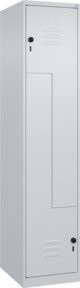 C+P Z-Spind Classic PLUS Spind mit 2 Fächern in Grau, H x B x T: 185 x 40 x 50 cm - Bild 1