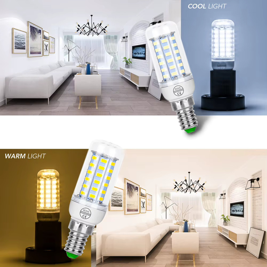 LED Maisbirne E27 Deckenleuchte mit CCT Farbtemperatur-Wahl in Weiß für deine Innenbeleuchtung - Bild 4