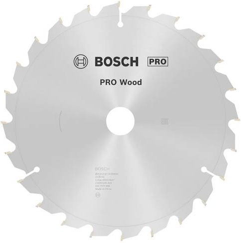 Bosch Optiline Kreissägeblatt Wood für Kapp- und Gehrungssägen, Hartmetall, Farbe: Silber, Durchmesser: 254 mm, Bohrung: 30 mm, Breite: 2 mm, 24 Zähne - Bild 1