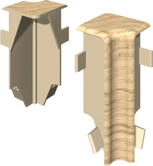 Egger Innenecke Kubisch in Eiche Hell und Beige, 2 Stück - Bild 1