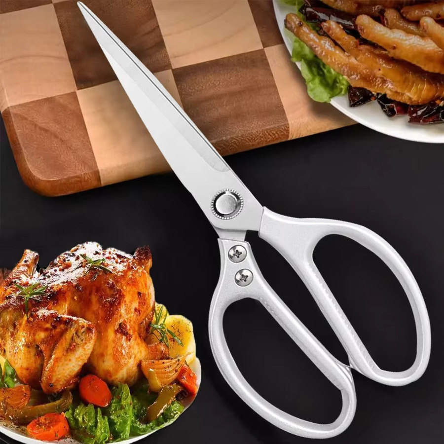 WXCOO Japanisches Küchenmesser-Set mit Santoku-Messer, Allzweckmesser und Küchenschere für Geflügel und Knochen - Bild 2