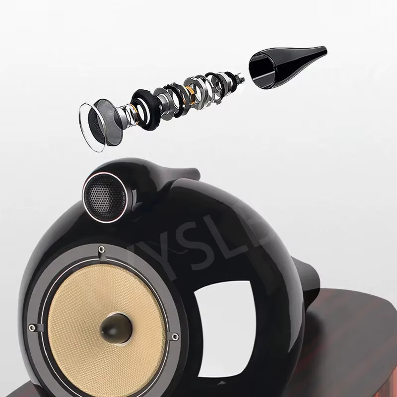 Fever Passive Regallautsprecher 8 Zoll HiFi-Lautsprecher in Blau - Bild 2