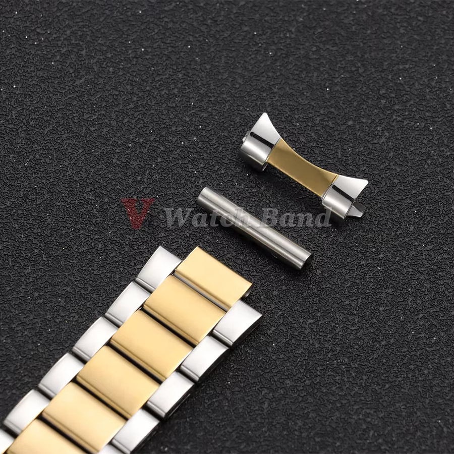 Uhrenarmband Edelstahl, Bicolor, Unisex - Bild 3