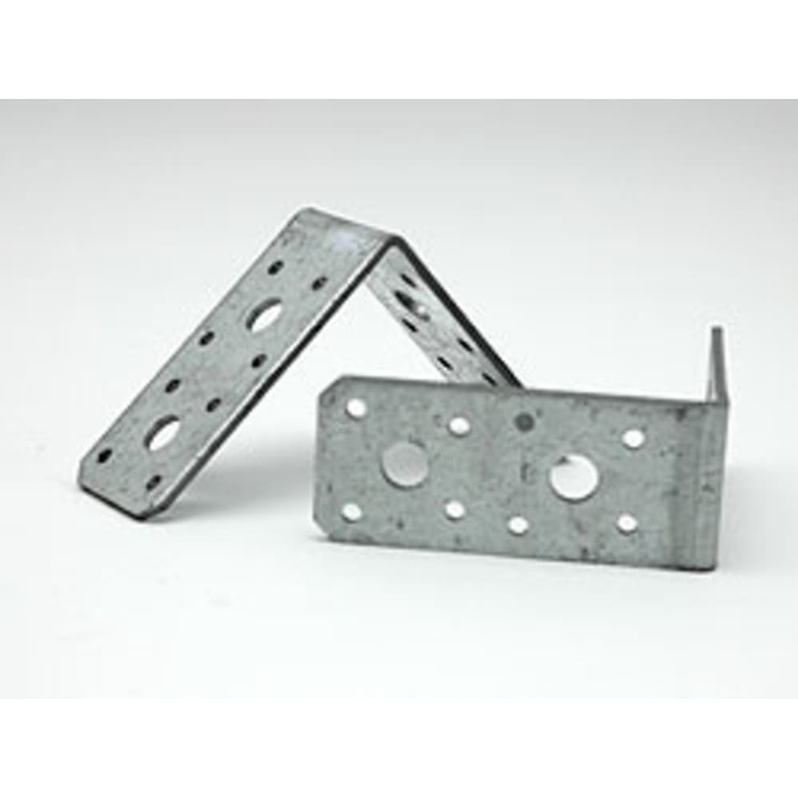 Verzinkter Stahl-Metallwinkel in Silber, B/T/H: 90 x 90 x 40 mm - Bild 1