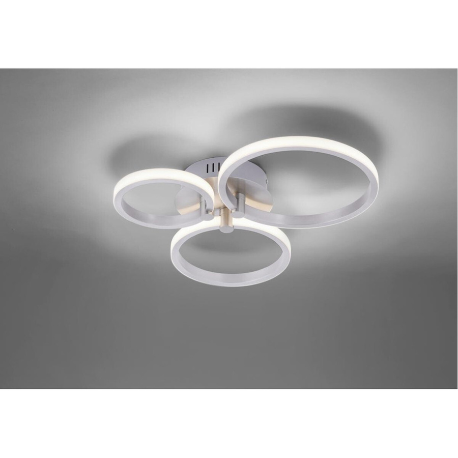 Just Light LED-Deckenleuchte Johanna in Silber aus Stahl, B/T: 38 x 47 cm - Bild 3