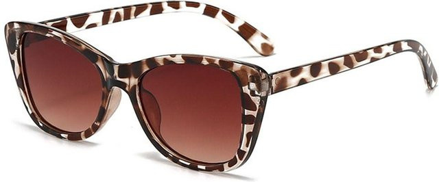 Sonnenbrille Cat-Eye, Leopard, Damen, Vollrand, Kunststoff, polarisiert - Bild 1