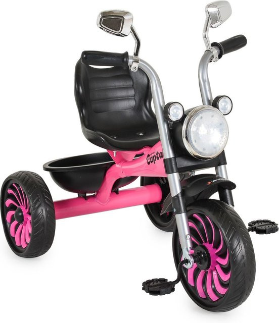 Byox Captain Kinderdreirad mit Musikfunktion und Licht rosa ab 3 Jahren - Bild 1