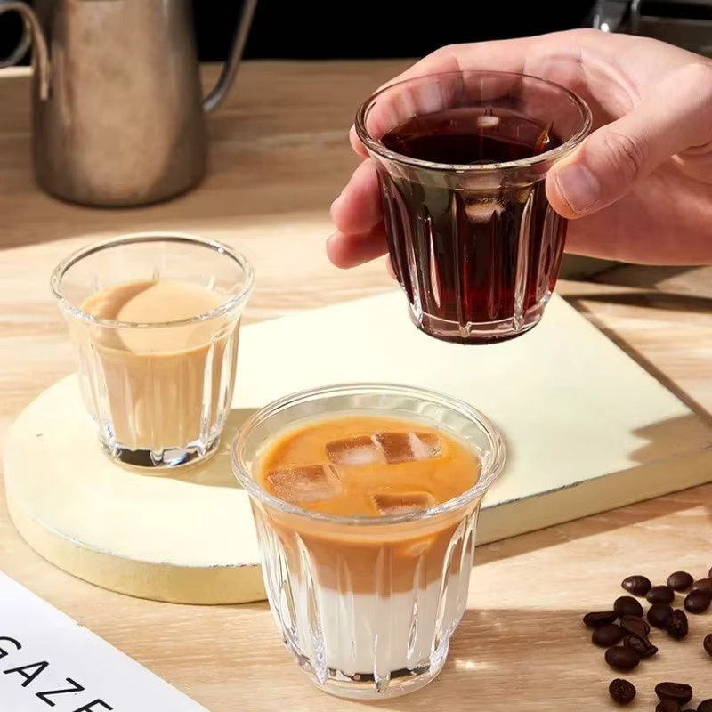 JUSTINLAU 2er Set Hitzebeständige Gläser für Kaffee, Cappuccino und Cocktails, Transparent - Bild 5