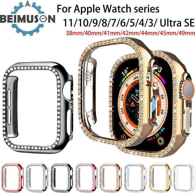 BEIMUSON Schutzhülle Diamond Case für Apple Watch, Bling Bumper - Bild 1