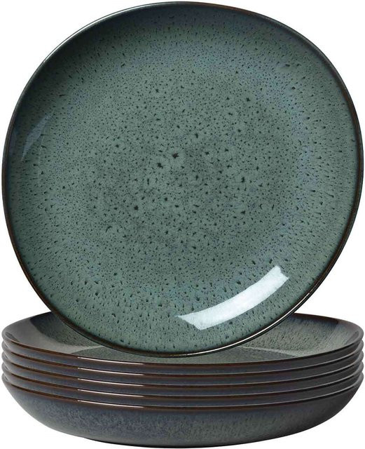 Villeroy & Boch like. Schalen flach Lave Gris, 6er Set, Durchmesser: 27 cm - Bild 1