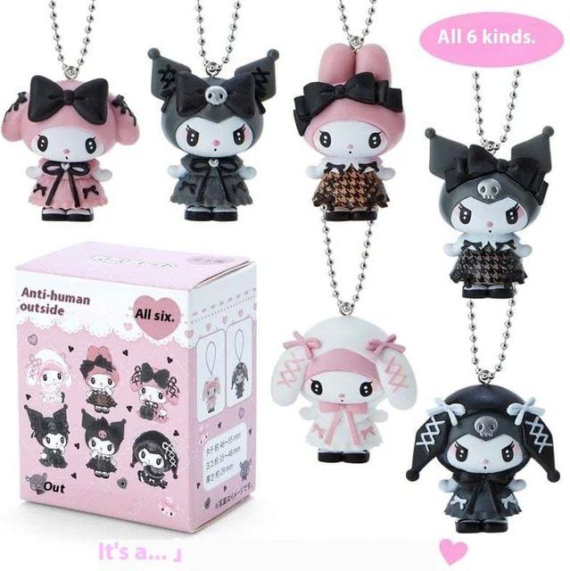 Sanrio Kuromi und My Melody Blind Box Anime Figuren als Überraschungs-Sammlerstücke für Mädchen - Bild 1