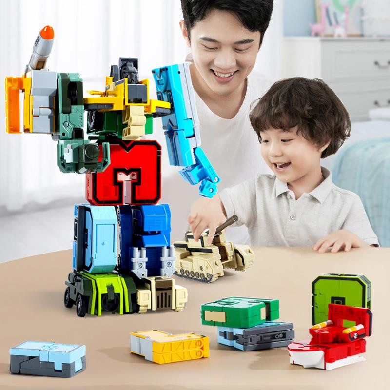 Yiran toy Roboter Transformation Actionfigur Auto Lernfokus ab 3-6 Jahre - Bild 2