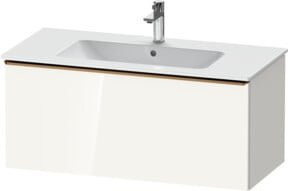 Duravit Waschtischunterschrank D-Neo, wandhängend, weiß glänzend, B: 101 cm, T: 46,2 cm, H: 44 cm - Bild 1
