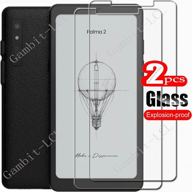 2er-Set Onyx Boox Palma 2 Displayschutzfolie aus gehärtetem Glas, transparent, 9H HD Schutzfolie für 6,13 Zoll Display - Bild 1