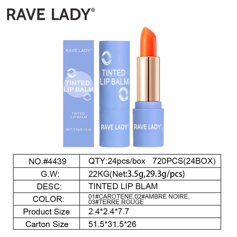 Rave Lady Lippenbalsam 01#CAROTENE, glänzend, Damen - Bild 5