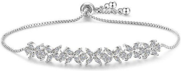 Armband Allbestart, 925 Silber, Blätter, Damen - Bild 1