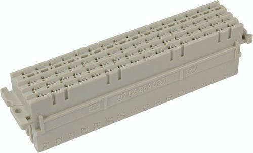 Harting Federleiste 09062643201 aus Messing in Beige mit 4 Reihen - Bild 1