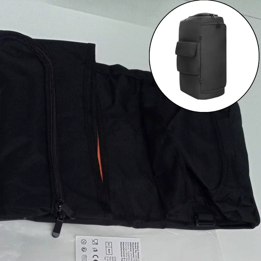Wasserdichte und gepolsterte Lautsprecherschutzhülle in Schwarz für JBL Partybox 310 und 320 - Bild 3
