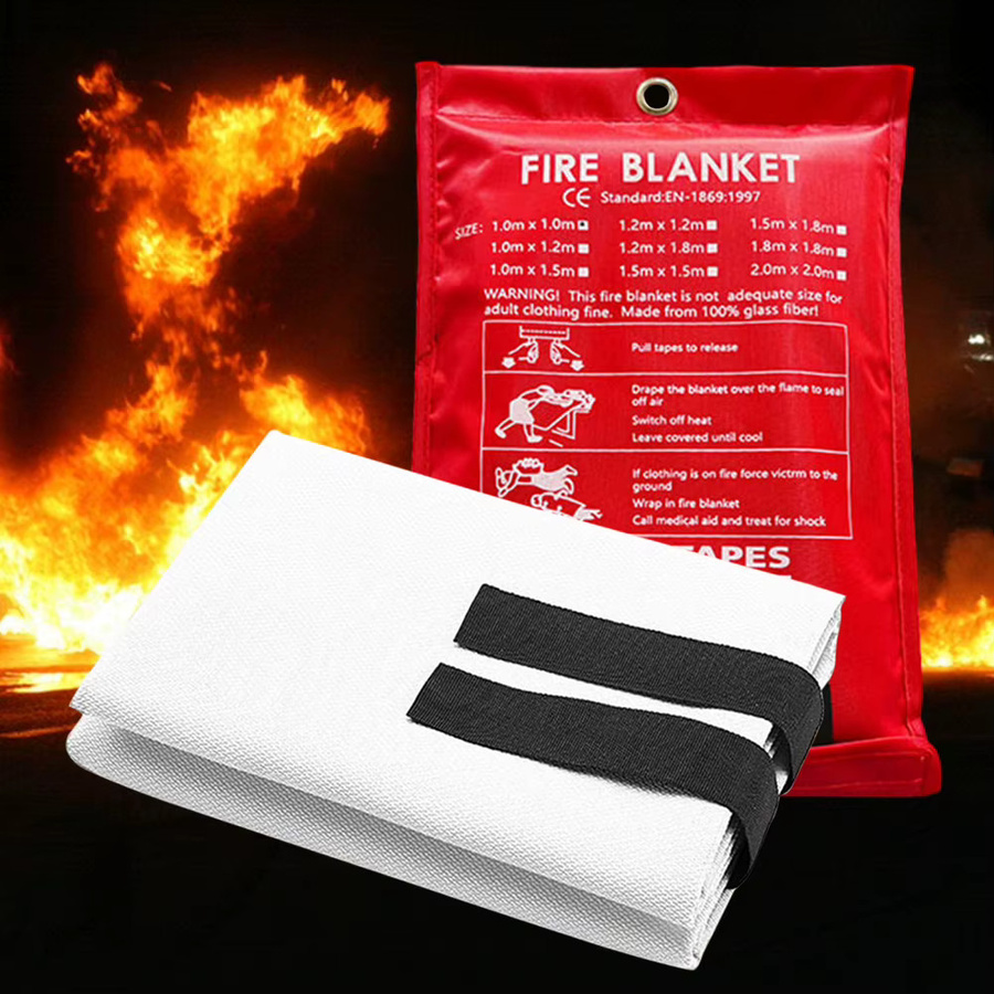 Flammhemmende Feuerlöschdecke aus Fiberglas für den Notfallschutz - Bild 4