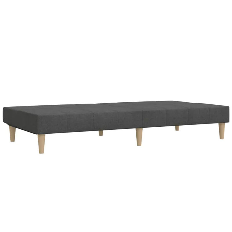 Vidaxl 2-Sitzer Schlafsofa in Grau mit Stoffbezug im modernen Design - Bild 4