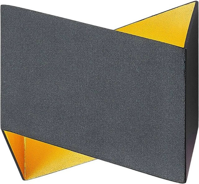 Assona Arcchio Wandleuchte Modern aus Aluminium in Schwarz, 1-flammig G9 für das Wohnzimmer - Bild 1