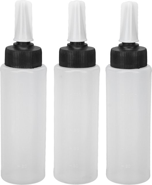 Haarfärbe-Applikatorflasche, 3 Stück, nachfüllbar - Bild 1