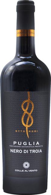 Colle al Vento Nero di Troia Rotwein, Apulien, 2024, trocken, 13,5 %, 0,75 l - Bild 1