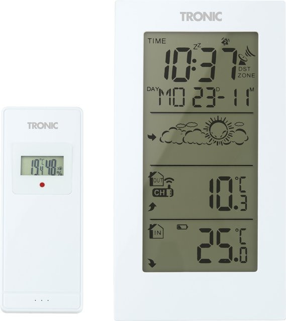 TRONIC Funk-Wetterstation in Weiß - Bild 1