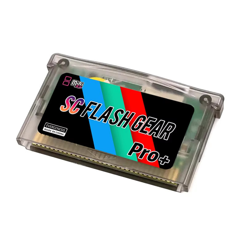 EVERGENESIS Mini SC Flash Karte SCFW V1.5 für GBA GBC GB NES mit 8G MicroSD Karte in Schwarz und Transparent - Bild 2