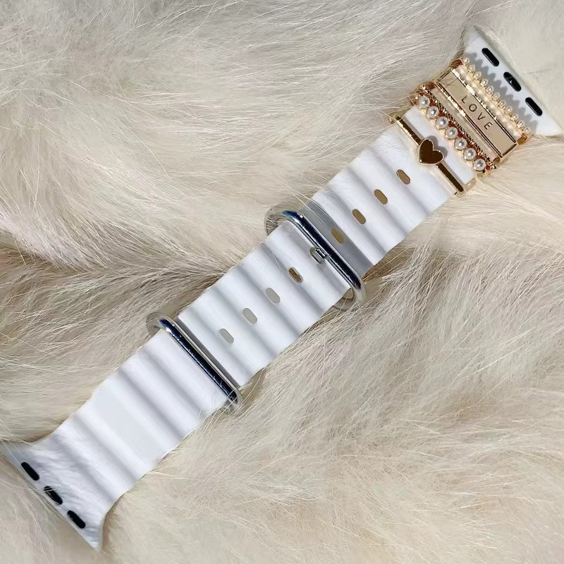 TINUORA Armband Silikon, Diamant, für Apple iWatch - Bild 2