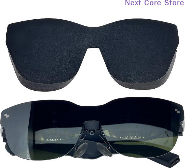 Weiche Silikon-Objektivschutzfolie in Schwarz für Rayneo Air3, Air2, Air3s sowie Xreal One, One Pro und Air2 - Bild 1