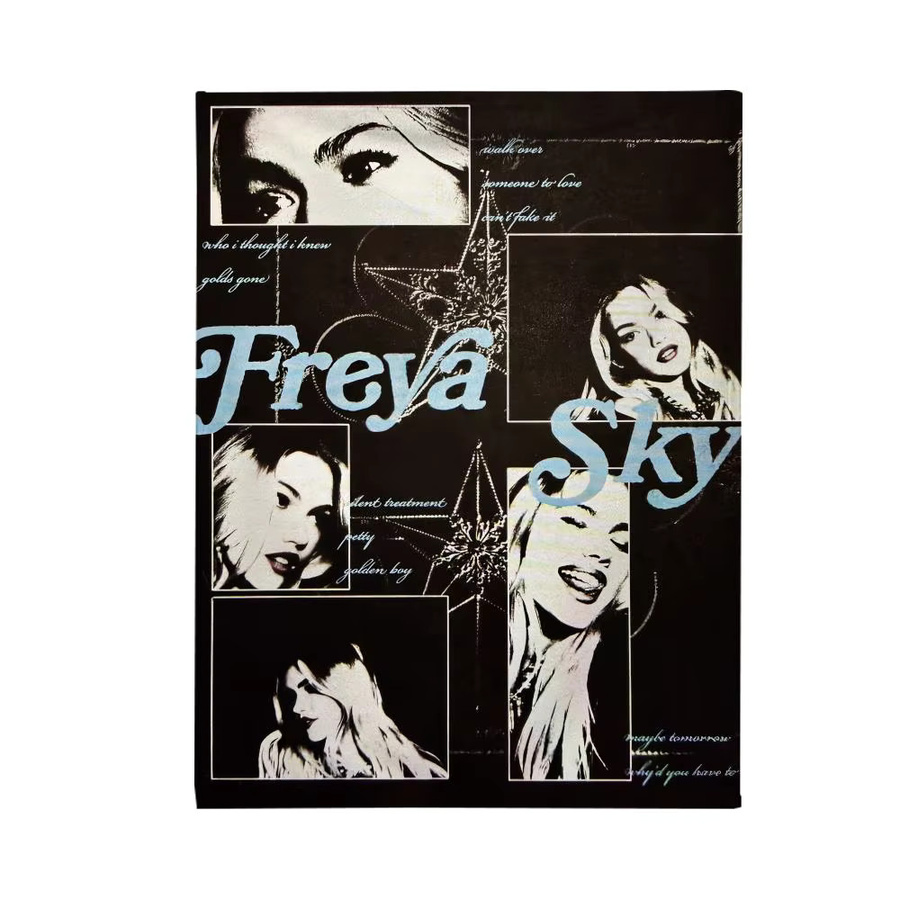 Freya Skye Flanell-Decke in Weiß, leichte und gemütliche Sommerdecke für Sofa, Bett oder Reise - Bild 4