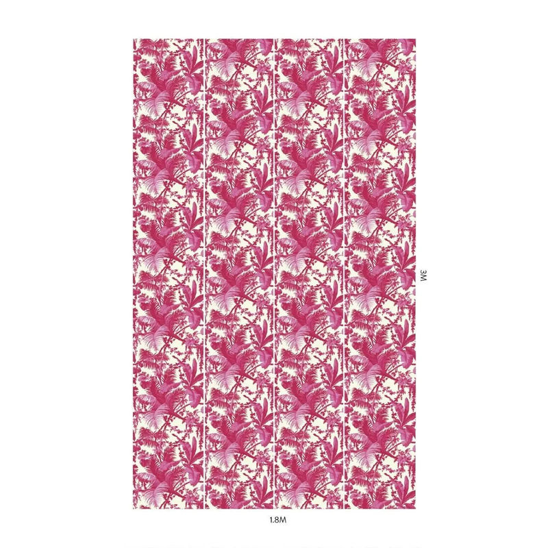 House of Hackney Wandtattoo Mural Pampas White/Azalea Floral Botanical Non-Woven B: 300 cm, H: 45 cm - Bild 2