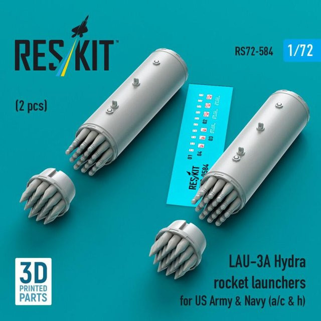ResKit Models Hydra rocket launchers for US Army & Navy, 2-teiliges Set - Bild 1
