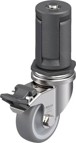 Blickle Edelstahl-Apparate-Lenkrolle LRXA-TPA 50G-FI-EXR05 in Silber, Rad-Durchmesser: 50 mm, Tragfähigkeit: 50 kg - Bild 1