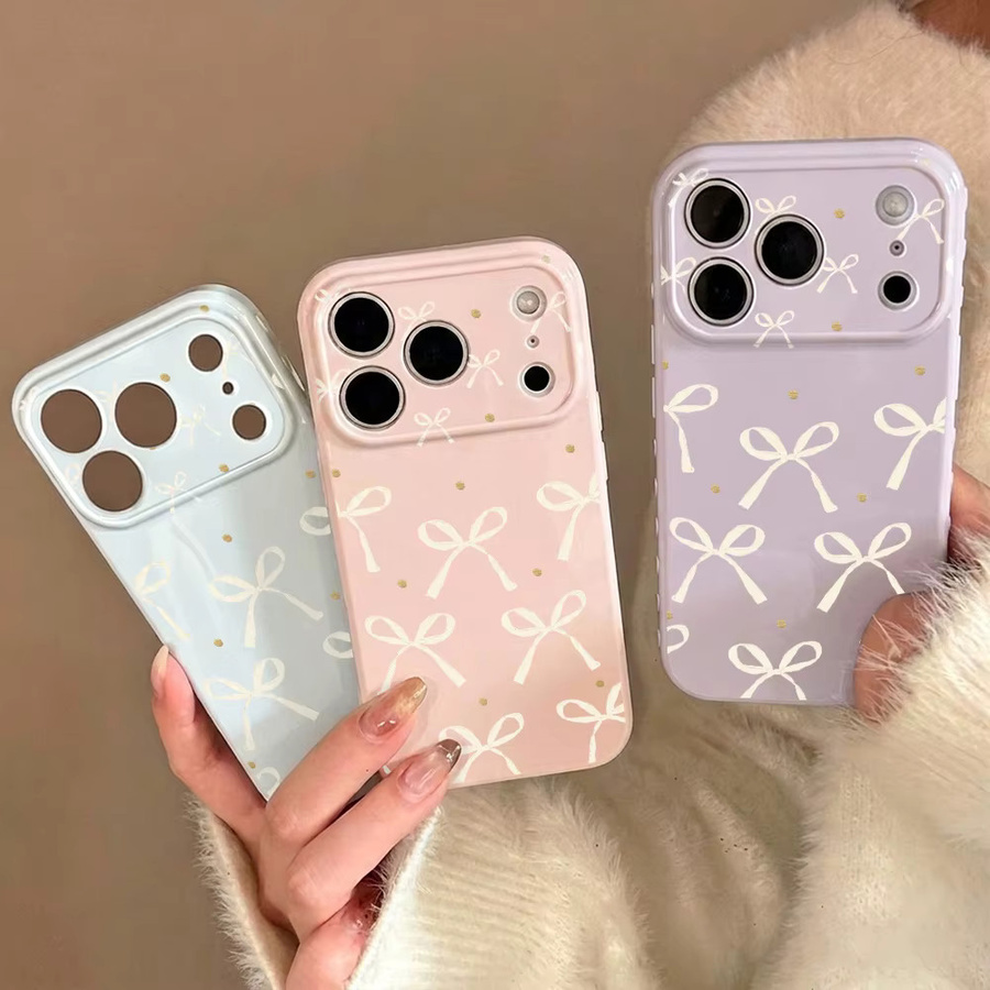 Stoßfeste Handyhülle mit Schleifen-Design für Samsung Galaxy (Blau) - Bild 2