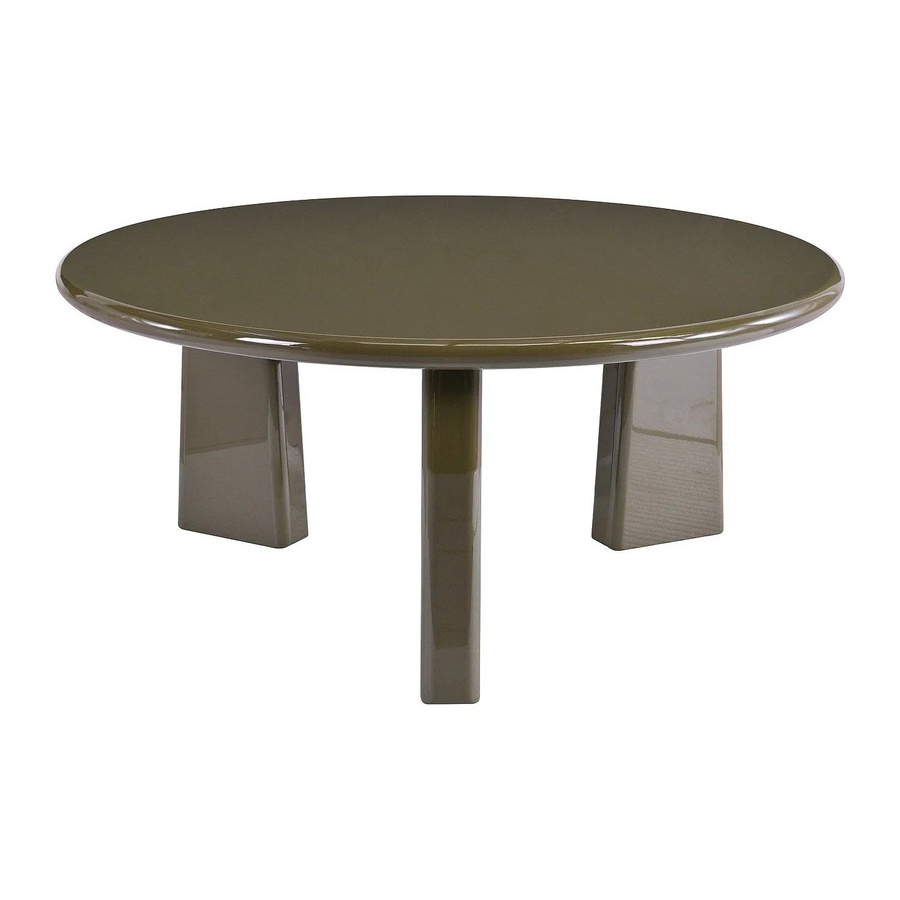 Couchtisch Zinapa von Vente-unique in Khaki, Design-Tisch aus MDF, Breite: 90 cm, Tiefe: 40 cm, Höhe: 40 cm - Bild 2